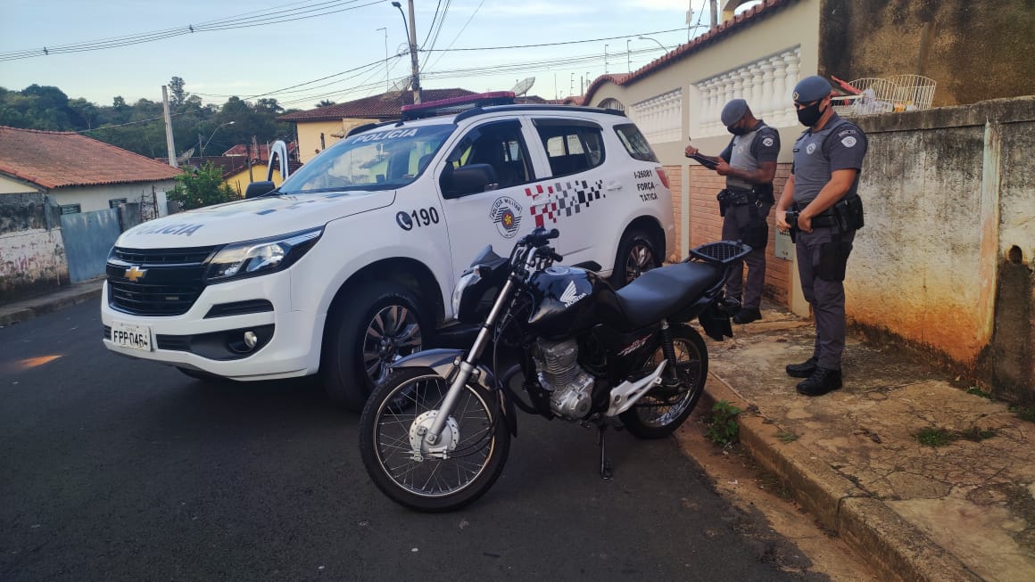 PM localiza na Vila Izaura moto que havia sido roubada
