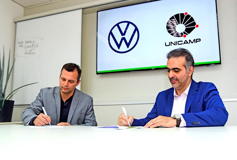 Volkswagen e Unicamp firmam parceria para apoio a pesquisas sobre etanol e veículos eletrificados