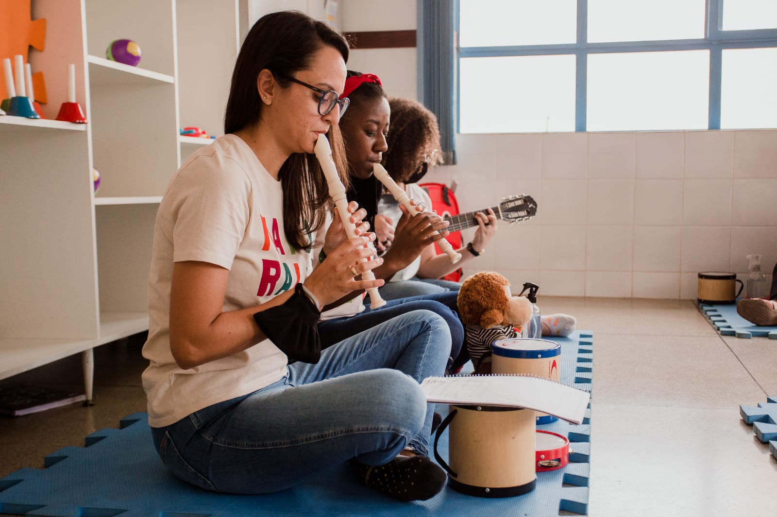 Lei Aldir Blanc leva musicalização para bebês no Centro de Educação Infantil