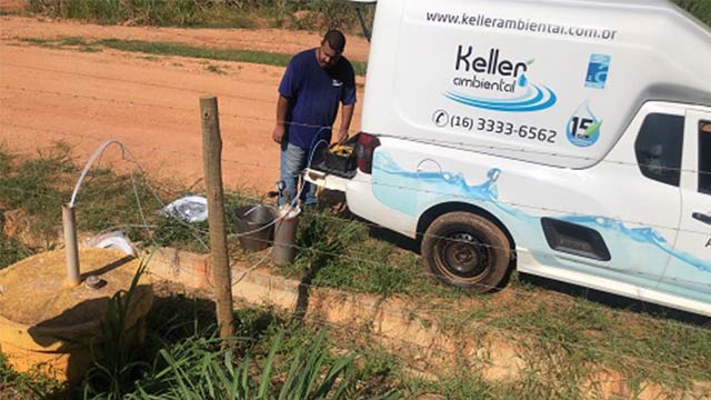 Águas subterrâneas do Aterro Sanitário e entorno passam por avaliação