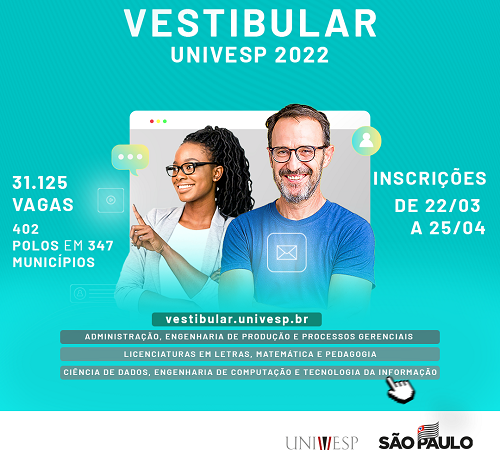 Univesp anuncia vestibular com 75 vagas no polo de Itapira