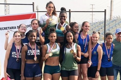 Atletismo é 1º no feminino e 2º no masculino nos Regionais