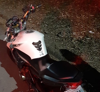 Moto roubada na Av. Rio Branco é localizada pela PM