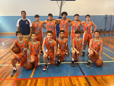 Basquete sub 12 vence na Liga Metropolitana