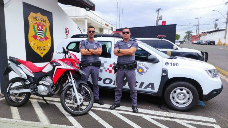 ‘Frangotão’ é preso pela PM com moto roubada