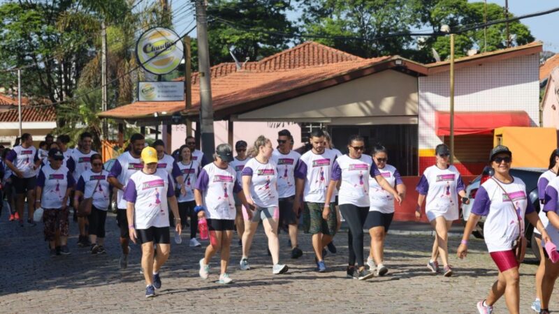 Caminhada arrecada mais de 240 litros de leite