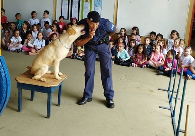 Itapira sedia curso de adestramento com sargento do BAEP