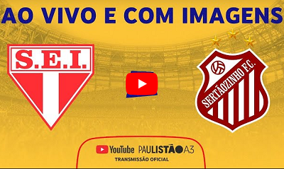 Itapirense X Sertãozinho – ao vivo – a partir das 20 horas