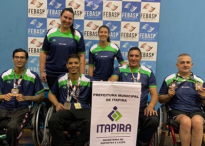 Para-atletas de Itapira conquistam título paulista em seu 1º campeonato