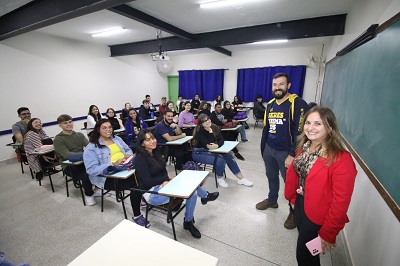 Nova turma do Cursinho Pré-Vestibular inicia as aulas