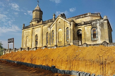 Igreja do Salto passa por obras visando preservação do espaço