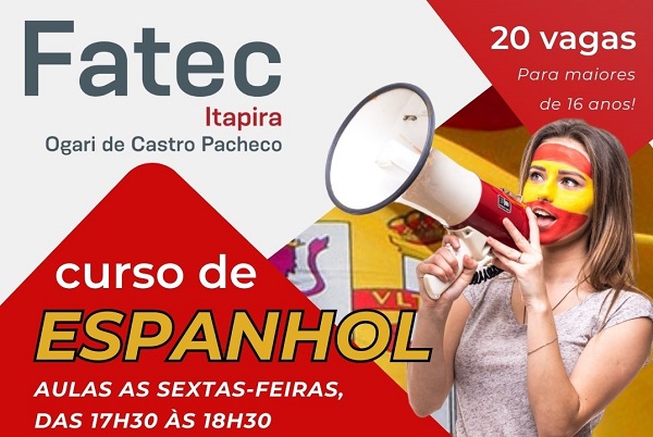 Fatec de Itapira oferece curso de Espanhol Gratuito 