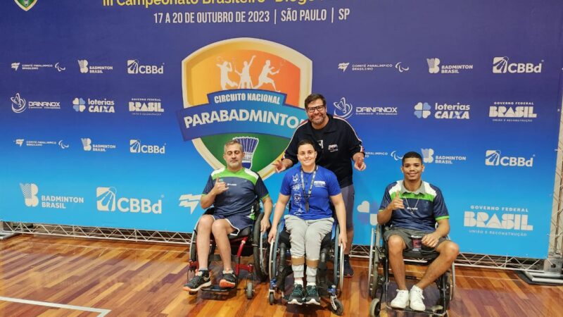 Elis Franco é bronze no Brasileiro de Parabadminton