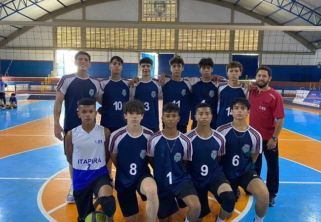 Vôlei masculino sub 16 garante vaga na semifinal da Liga