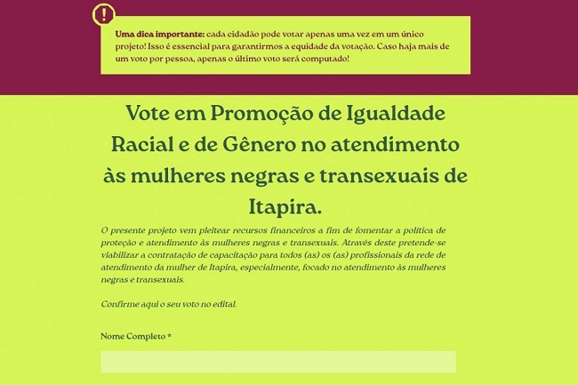 Projeto de atendimento às mulheres negras e transexuais disputa votação
