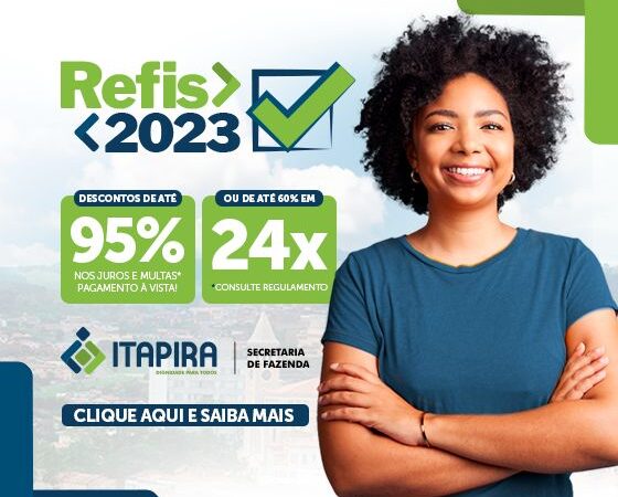 Refis 2023 – Prefeitura Municipal de Itapira