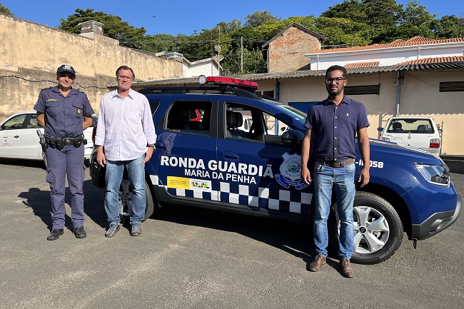 GCM recebe mais uma viatura para Ronda Guardiã Maria da Penha