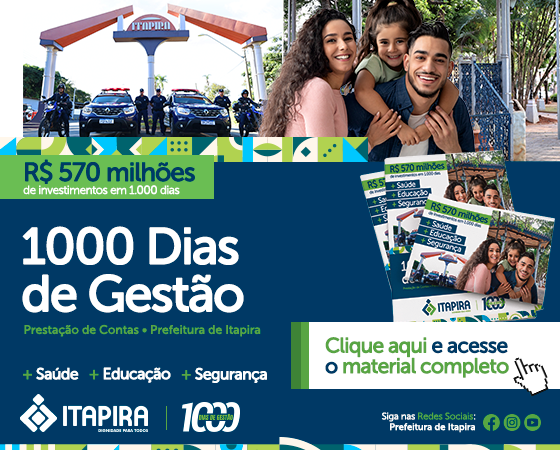 1.000 Dias de Gestão – Prestação de Contas