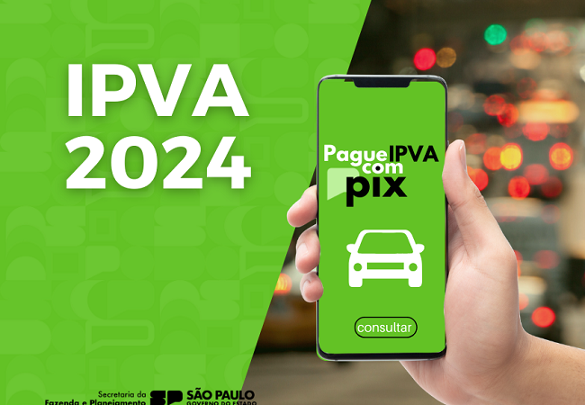 IPVA 2024 já está disponível para consulta e pagamento