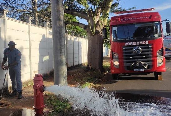 Bombeiros iniciam vistorias dos hidrantes do município