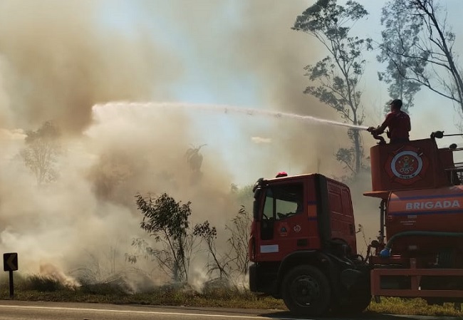 ‘Temporada’ de incêndio em Itapira começa e tem 5 horas de duração