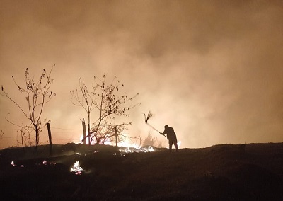 Monitoramento mostra que 99% dos incêndios são por ação humana