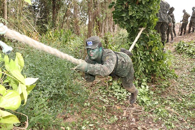 Membros do Tiro de Guerra participam de atividades de campo